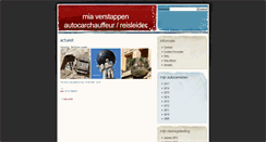 Desktop Screenshot of miaverstappen.be
